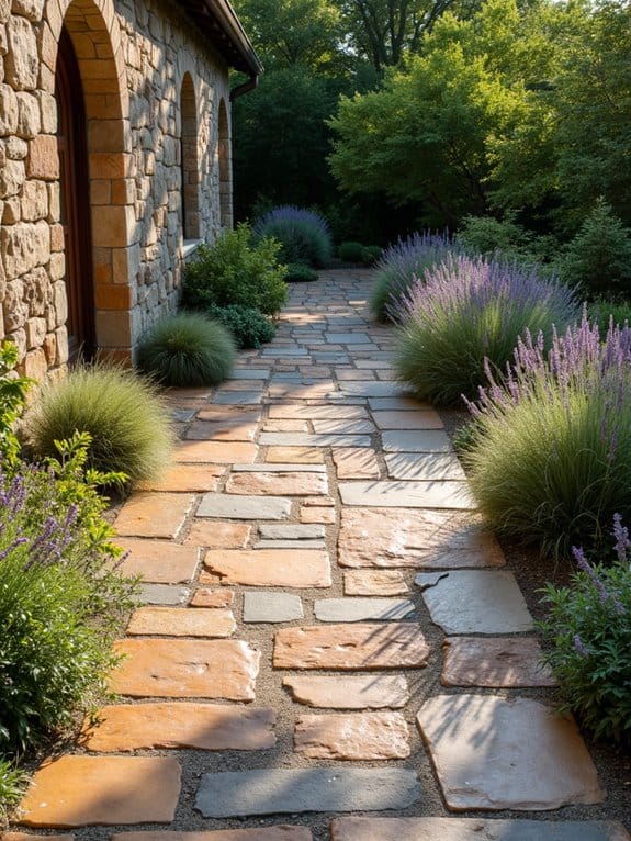 country home stone patios
