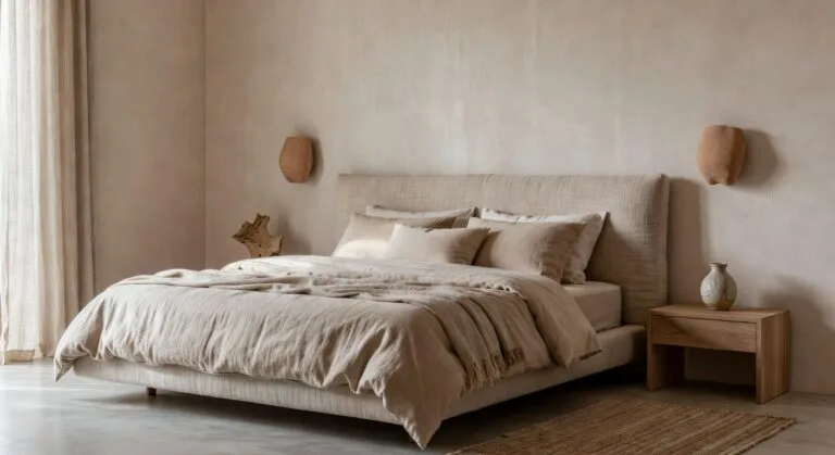 Master Bedding in neutral colors